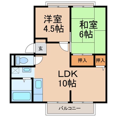 ルシオールの物件間取画像